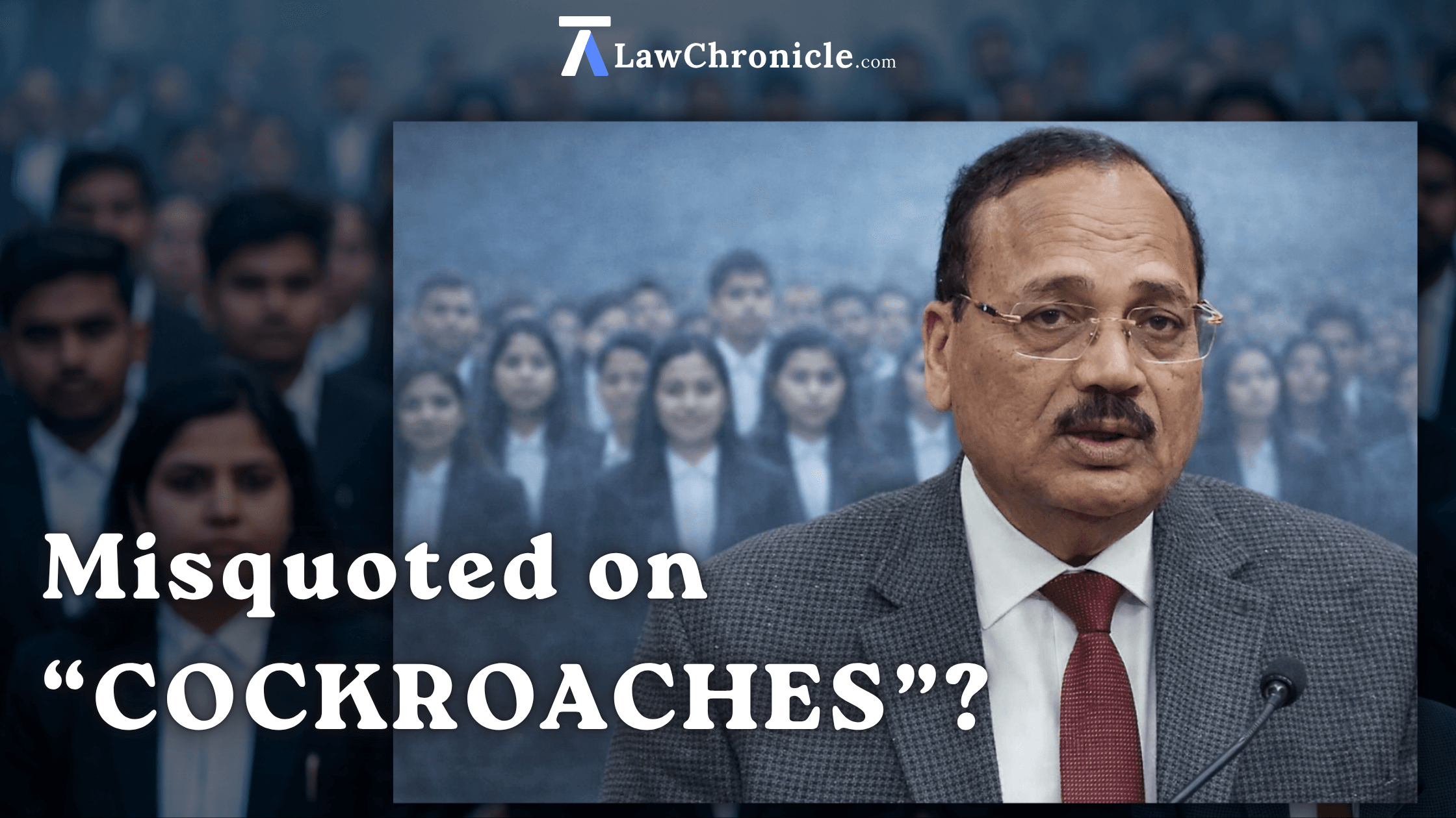 CJI Surya kant Misquoted on "Cockroaches” Remark - What Exactly Happened?